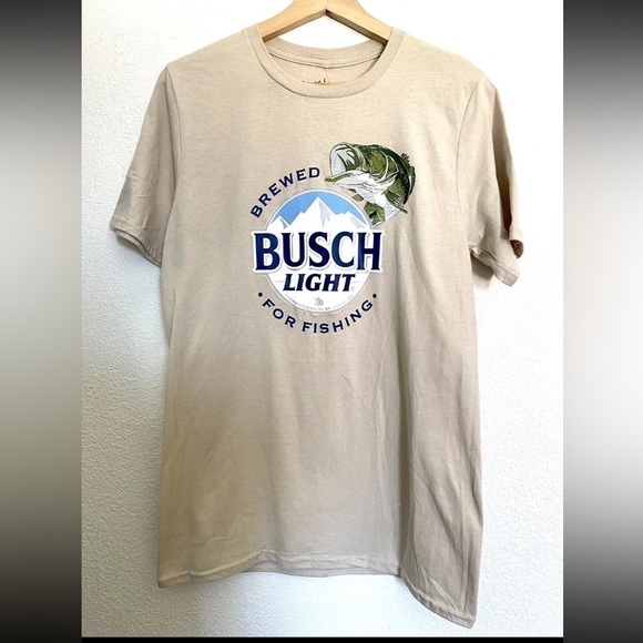 Mens Busch beer tee - Picture 1 of 6